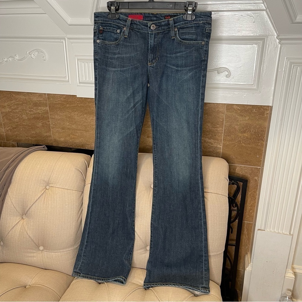 B: AG Adriano Goldschmied Women’s 30R The Club Flare Jeans